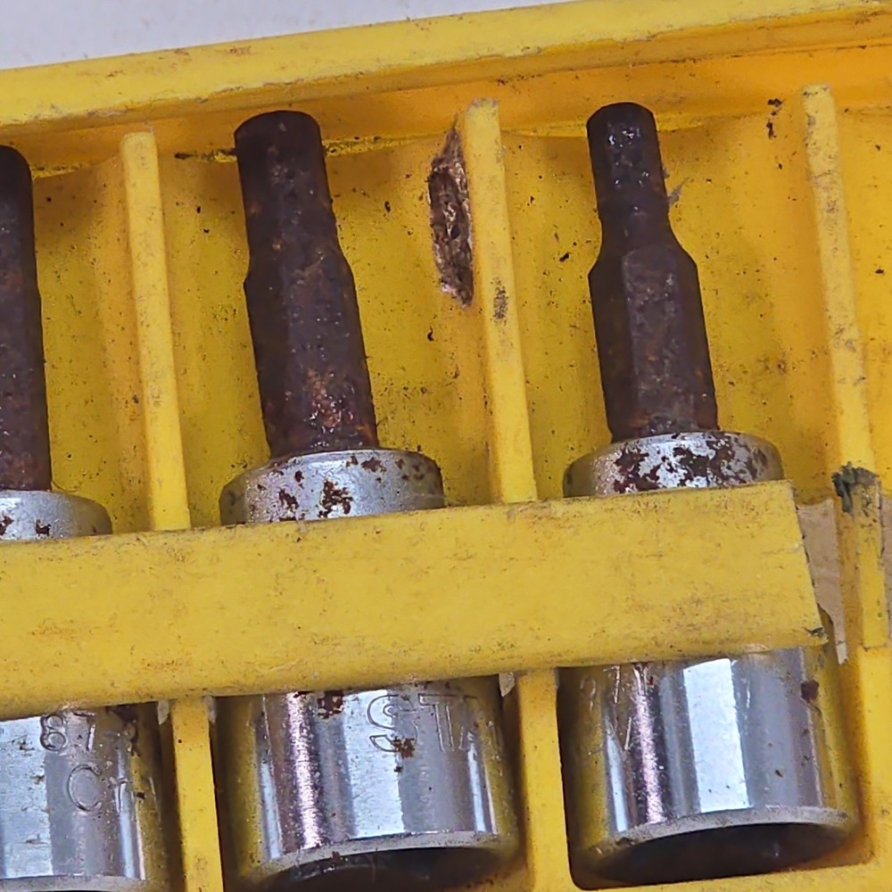 Stanley 5 Pc 3/8" Drive Hex Bit Socket Set 4mm 5mm 6mm 7mm 8mm - Picture 10 of 10